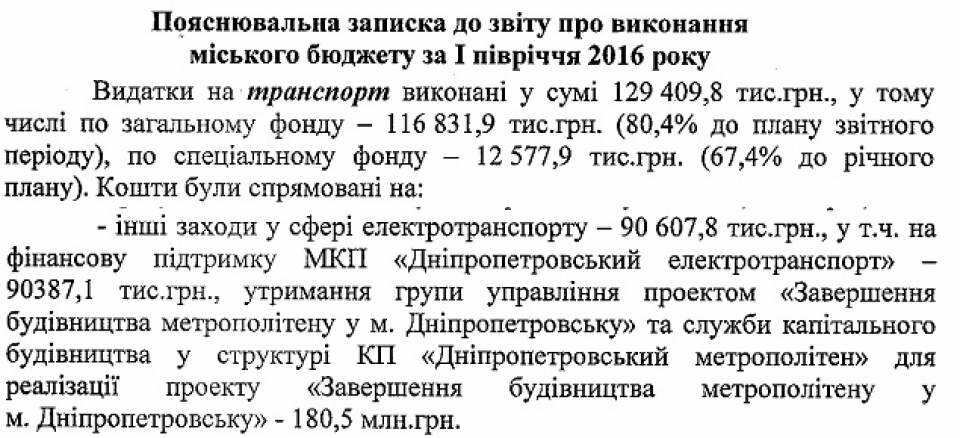 &quot;Днепропетровский электротранспорт&quot; получил более 90 миллионов финпомощи